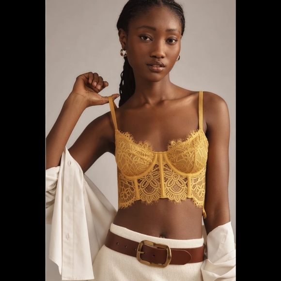 Anthropologie The Giselle Lace Bustier - Picture 1 of 2